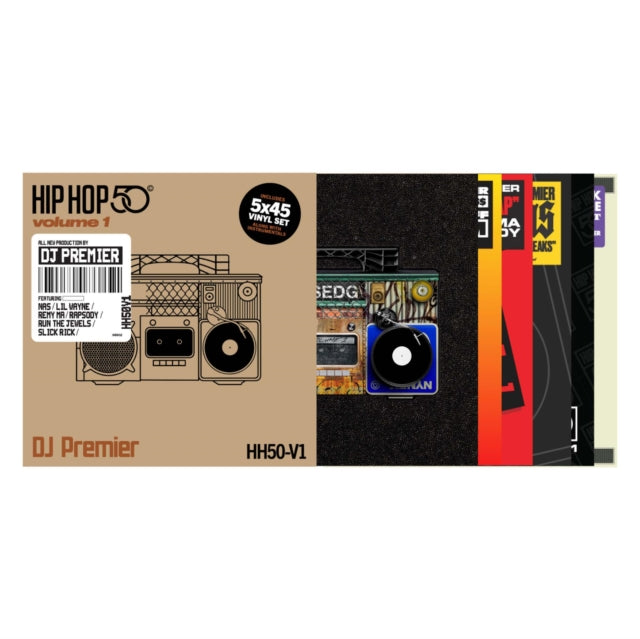 DJ PREMIER | HIP HOP 50: VOL 1 (5-7INCH/COLOR VINYL) | 7IN VINYL