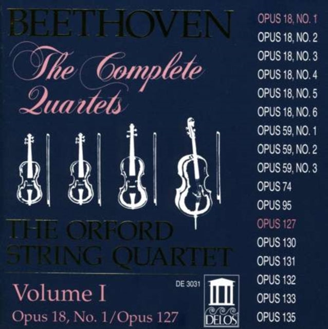 ORFORD QUARTET | BEETHOVEN: STRING QUARTETS: VOLUME 1 (ORFORD QUARTET) | CD