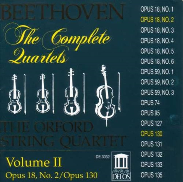 BEETHOVEN | STRING QUARTETS VOL. II | CD