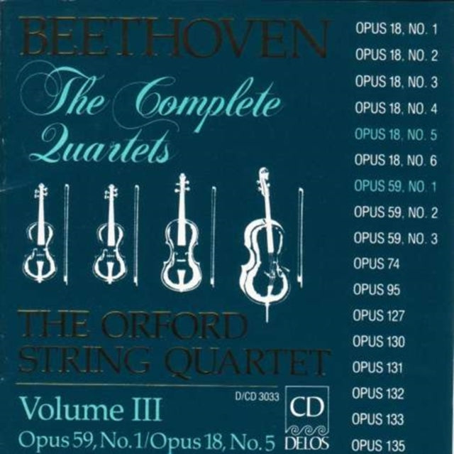 BEETHOVEN | STRING QUARTETS VOL. III | CD