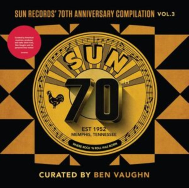 VARIOUS ARTISTS | SUN RECORDS' 70TH ANNIVERSARY COMPILATION, VOL. 3 | VINYL RECORD (LP)