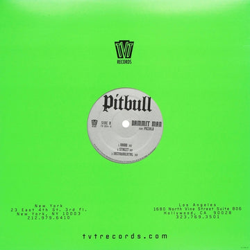 PITBULL | BACK UP/DAMMIT MAN | 12IN VINYL
