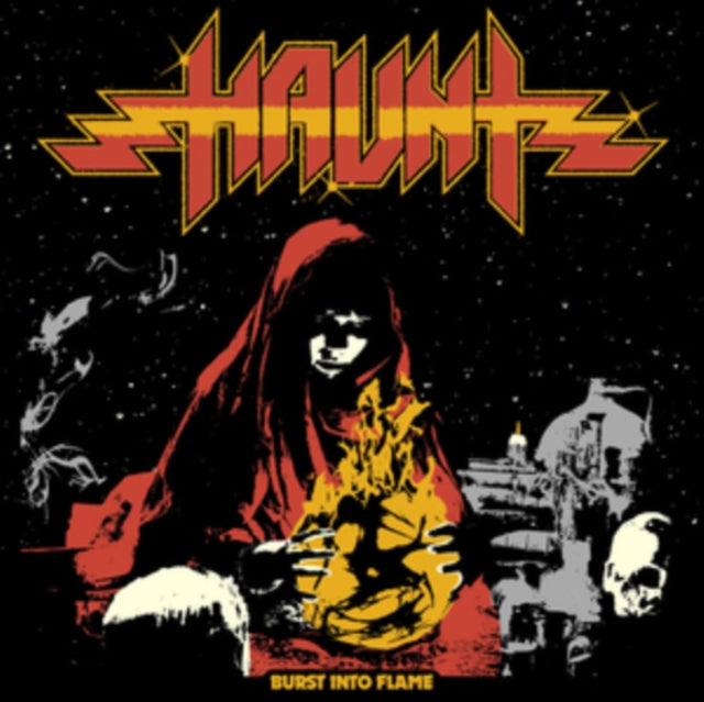 HAUNT | BURST INTO FLAMES (SILVER VINYL) | VINYL RECORD (LP)
