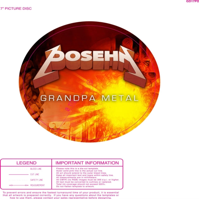 POSEHN | GRANDPA METAL | 7IN VINYL