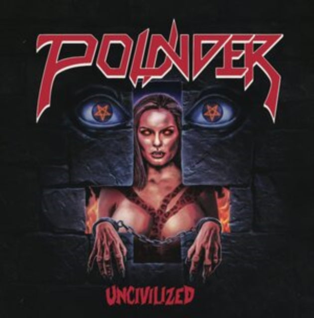 POUNDER | UNCHAINED (BLUE/WHITE VINYL) | VINYL RECORD (LP)