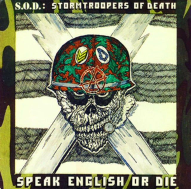 S.O.D. | SPEAK ENGLISH OR DIE (OLIVE GREEN WITH RED SPLATTER VINYL) | VINYL RECORD (LP)