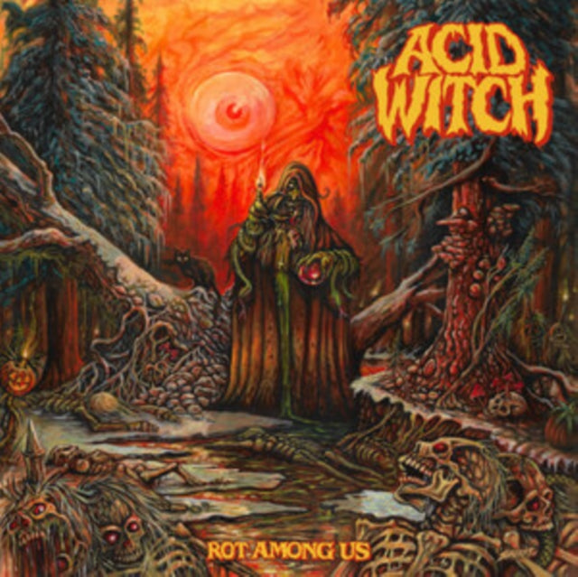 ACID WITCH | ROT AMONG US (NEON ORANGE & YELLOW VINYL) | VINYL RECORD (LP)