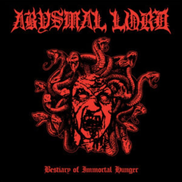 ABYSMAL LORD | BESTIARY OF IMMORTAL HUNGER (RED VINYL) | VINYL RECORD (LP)