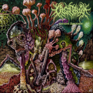 PURULENT APOCALYPSE (NEON GREEN/CANARY YELLOW/NEON MAGENTA/BLACK SPLATTER VINYL) | VINYL RECORD (LP)