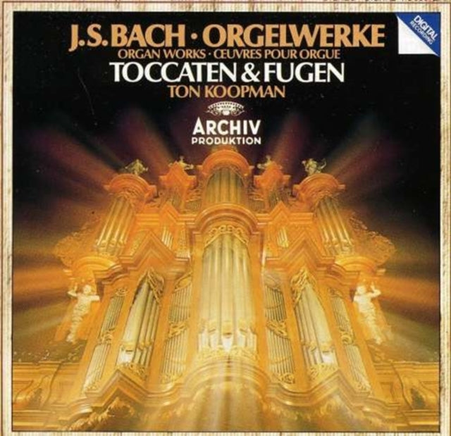 KOOPMAN, TON | BACH,J.S: TOCCATAS & FUGUES BWV538 / BWV540 / BWV564 / BWV565 | CD