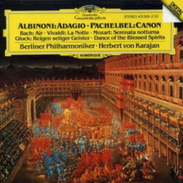 KARAJAN / BERLIN PHIL ORCH | ALBINONI: ADAGIO IN G MINOR / PACHELBEL: CANON | CD