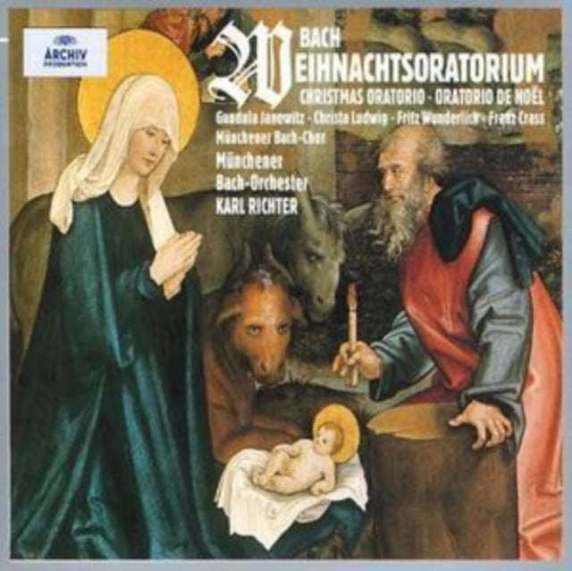 JANOWITZ / MUNICH BACH ORCHESTRA / RICHTER | BACH,J.S: CHRISTMAS ORATORIO | CD