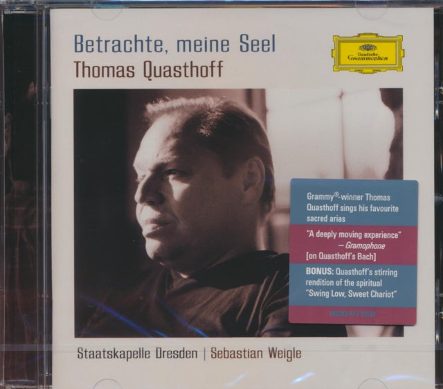 QUASTHOFF / STAATSKAPELLE DRESDEN / WEIGLE | BETRACHTE MEINE SEEL | CD