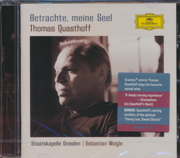 QUASTHOFF / STAATSKAPELLE DRESDEN / WEIGLE | BETRACHTE MEINE SEEL | CD