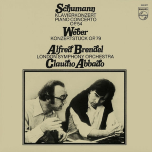 BRENDEL, ALFRED | SCHUMANN PIANO CONCERTO IN A MINOR; WEBER: KONZERTSTUCK | VINYL RECORD (LP)