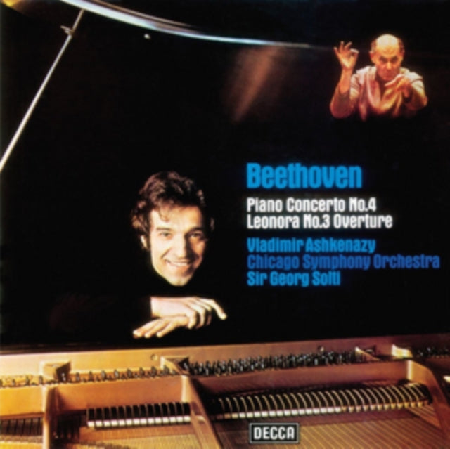 ASHKENAZY / CHICAGO SYMPHONY ORCHESTRA / SOLTI | BEETHOVEN: PIANO CONCERTO NO.4 IN G; OVERTURE 'LEONORE NO.3' | VINYL RECORD (LP)