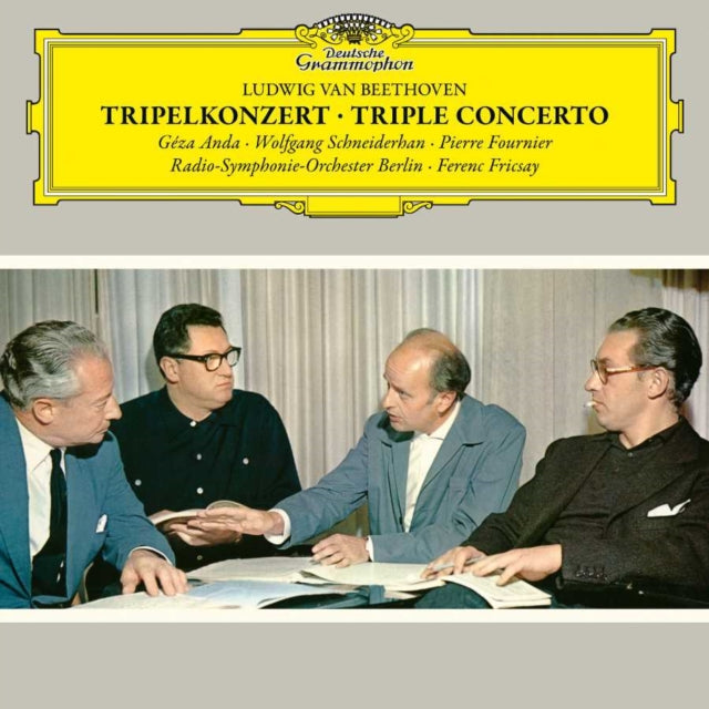 ANDA, GEZA; WOLFGANG SCHNEIDERHAN; PIERRE FOURNIER; RADIO-SYMPHONIE-ORCHESTER BERLIN; FERENC FRICSAY | BEETHOVEN: TRIPLE CONCERTO | VINYL RECORD (LP)