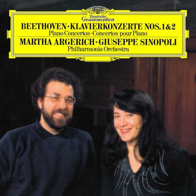 ARGERICH, MARTHA; PHILHARMONIA ORCHESTRA LONDON; GIUSEPPE SINOPOLI | BEETHOVEN: PIANO CONCERTOS NOS. 1 & 2 (2 LP) | VINYL RECORD (LP)