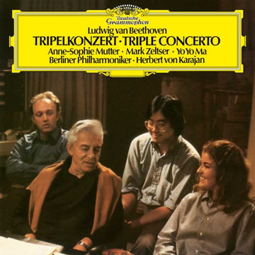 BERLINER PHILHARMONIKER; VON KARAJAN; MUTTER; ZELTSER; YO-YO MA | BEETHOVEN: TRIPLE CONCERTO | VINYL RECORD (LP)