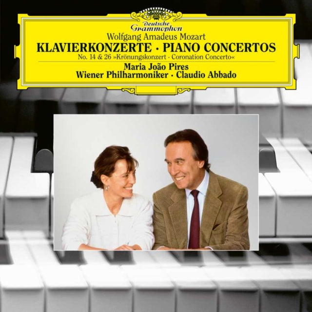 JOAO PIRES, MARIA; WIENER PHILHARMONIKER; CLAUDIO ABBADO | MOZART: PIANO CONCERTOS NOS. 14 & 26 | VINYL RECORD (LP)