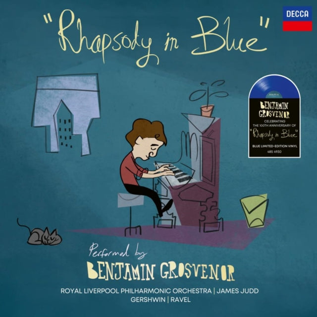 GROSVENOR, BENJAMIN | RHAPSODY IN BLUE (BLUE VINYL/180G) | VINYL RECORD (LP)