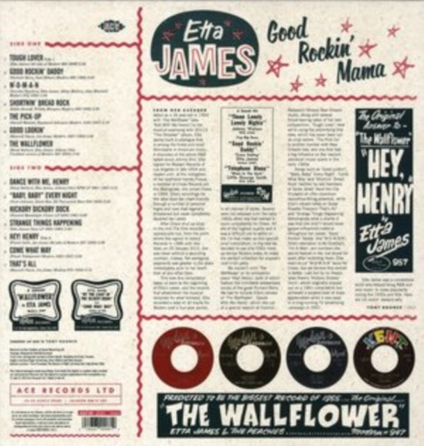 JAMES, ETTA | GOOD ROCKIN MAMA: HER 1950'S ROCK N ROLL DANCE PARTY | VINYL RECORD (LP)