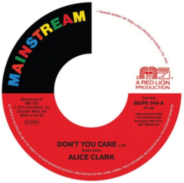CLARK, ALICE | DON'T YOU CARE: NEVER DID I STOP LOVING YOU | 7IN VINYL