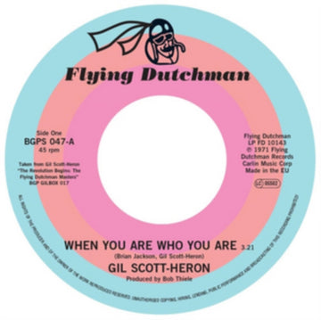 WHEN YOU ARE WHO YOU ARE: FREE WILL (ALT TAKE 1) | 7IN VINYL