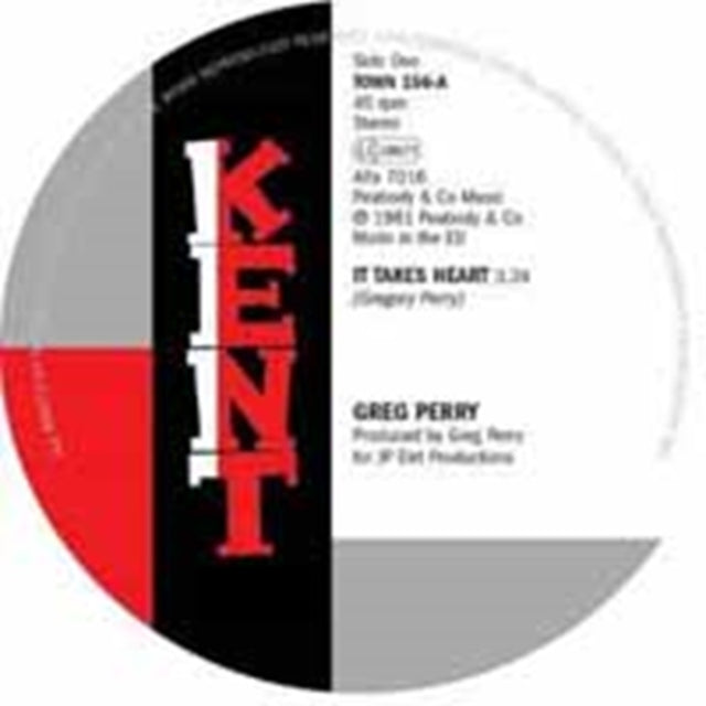 PERRY, GREG / BROWN, JOCELYN | IT TAKES HEART / IF I CAN'T HAVE YOUR LOVE | 7IN VINYL