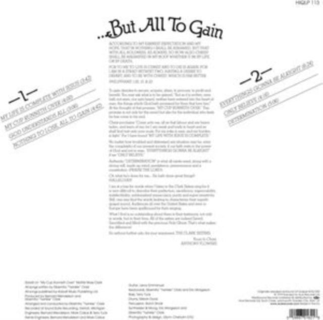 CLARK SISTERS | HE GAVE ME NOTHING TO LOSE | VINYL RECORD (LP)