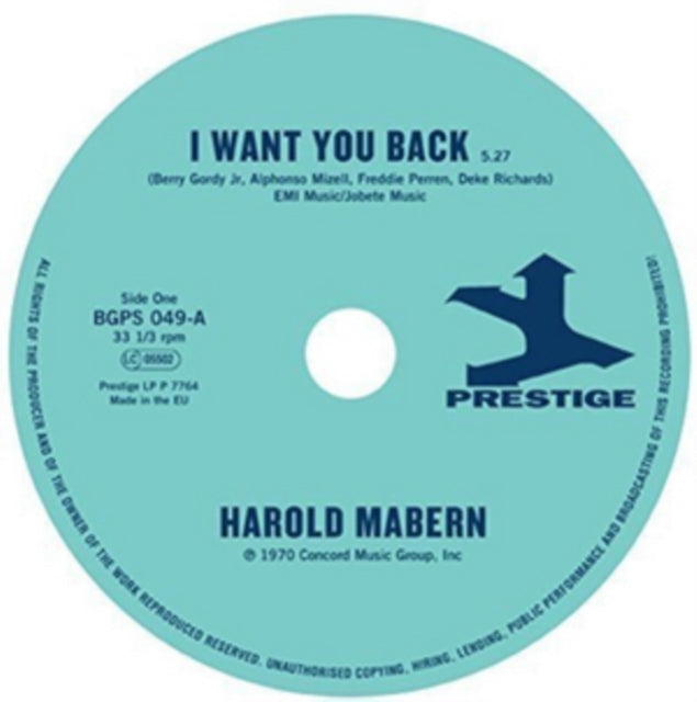 MABERN, HAROLD / FUNK INC | I WANT YOU BACK / SISTER JANIE | 7IN VINYL