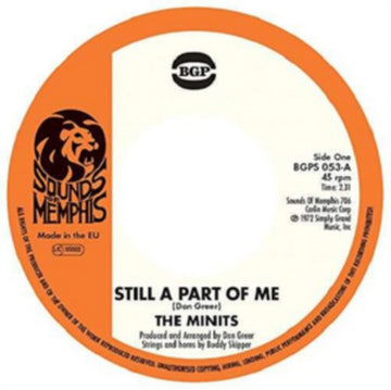 MINITS | STILL A PART OF ME / IF YOU DON'T LIKE MY APPLES (DON'T SHAKE MY TREE) | 7IN VINYL