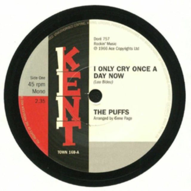 PUFFS; SUPERBS | I ONLY CRY ONCE A DAY NOW/WIND IN MY SAILS | 7IN VINYL