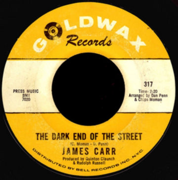 DARK END OF THE STREET / YOU'VE GOT MY MIND MESSED UP | 7IN VINYL