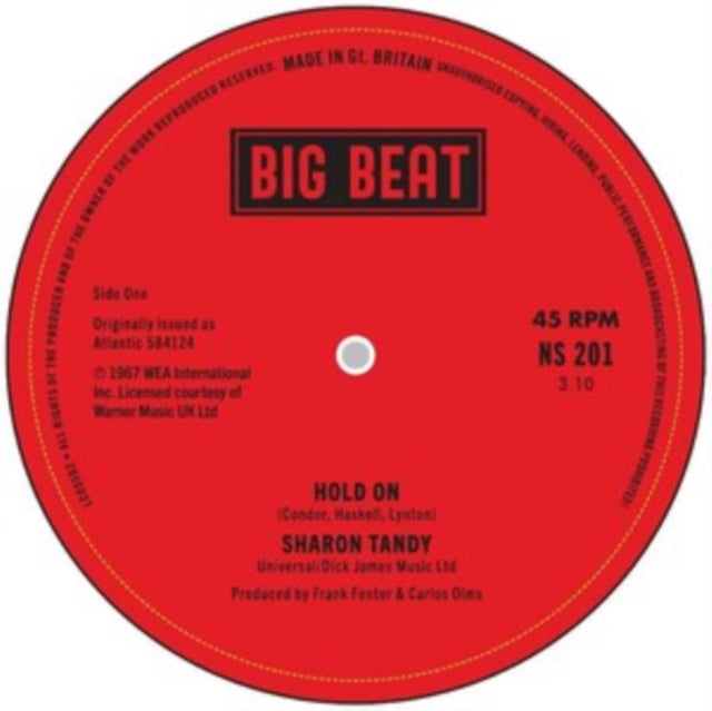 TANDY, SHARON | HOLD ON / DAUGHTER OF THE SUN | 7IN VINYL
