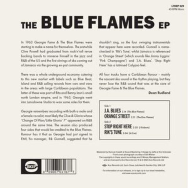 BLUE FLAMES | BLUE FLAMES EP | 7IN VINYL