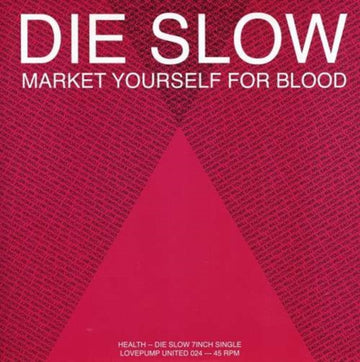 HEALTH | DIE SLOW / PICTUREPLANE RMX | 7IN VINYL