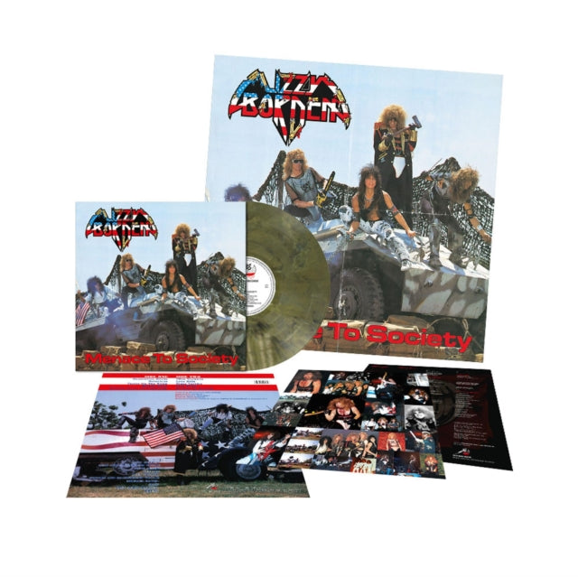 LIZZY BORDEN | MENACE TO SOCIETY | VINYL RECORD (LP)