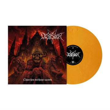 DESASTER | CHURCHES WITHOUT SAINTS (AMBER MARBLED VINYL) | VINYL RECORD (LP)