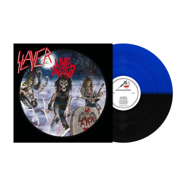 SLAYER | LIVE UNDEAD (MIDNIGHT BLUE & BLACK SPLIT VINYL) | VINYL RECORD (LP)