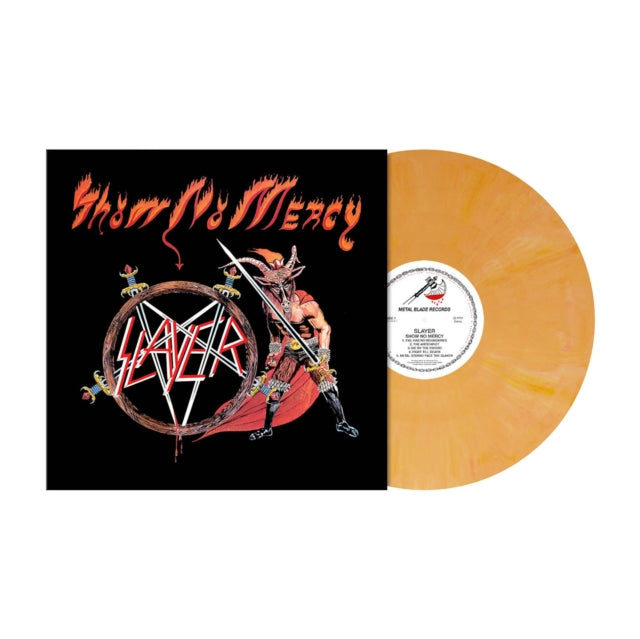 SLAYER | SHOW NO MERCY (ORANGE MARBLE VINYL) | VINYL RECORD (LP)