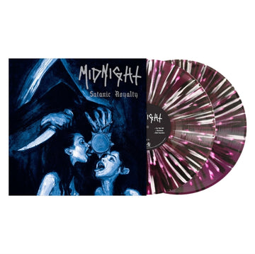 MIDNIGHT | SATANIC ROYALTY (TRANSPARENT DEEP PURPLE W/ BLACK & WHITE SPLATTER VINYL) | VINYL RECORD (LP)