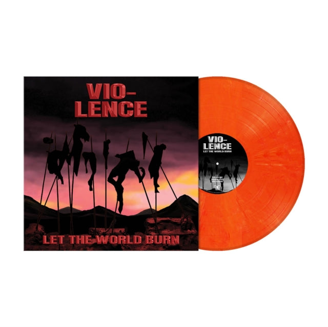 VIO-LENCE | LET THE WORLD BURN (ORANGE / RED MARBLED VINYL) | VINYL RECORD (LP)