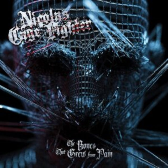 NICOLAS CAGE FIGHTER | BONES THAT GREW FROM PAIN (BLUE/BLACK MARBLED VINYL) | VINYL RECORD (LP)