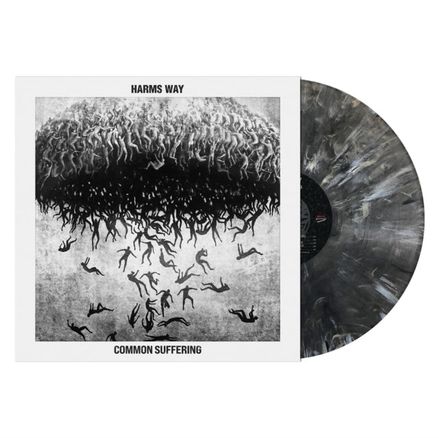HARMS WAY | COMMON SUFFERING (GREY BLACK WHITE MARBLE VINYL) | VINYL RECORD (LP)