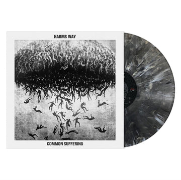 HARMS WAY | COMMON SUFFERING (GREY BLACK WHITE MARBLE VINYL) | VINYL RECORD (LP)