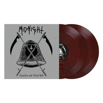 MIDNIGHT | COMPLETE & TOTAL HELL (2LP/RED/BLACK MARBLED VINYL) | VINYL RECORD (LP)