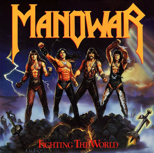 MANOWAR | FIGHTING THE WORLD | VINYL RECORD (LP)