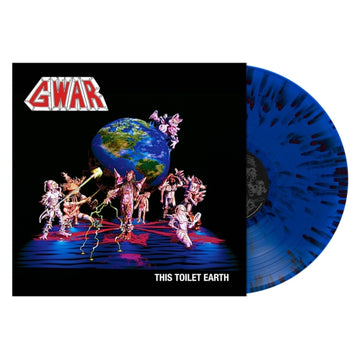 GWAR | THIS TOILET EARTH (BLUE WITH RED SPLATTER VINYL/LIMITED) | VINYL RECORD (LP)