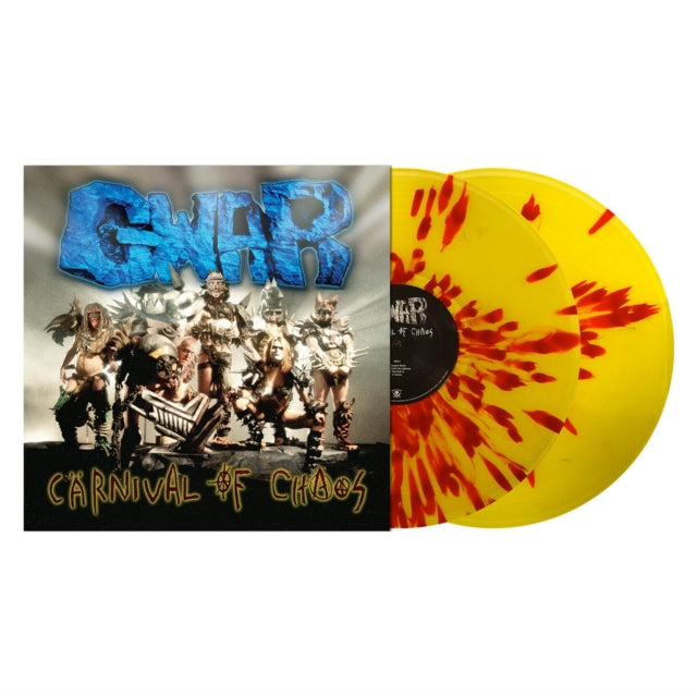 GWAR | CARNIVAL OF CHAOS (YELLOW WITH RED SPLATTER VINYL) | VINYL RECORD (LP)